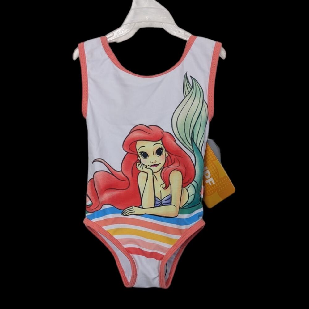 New Disney The Little Mermaid One Piece Swimsuit Size 2